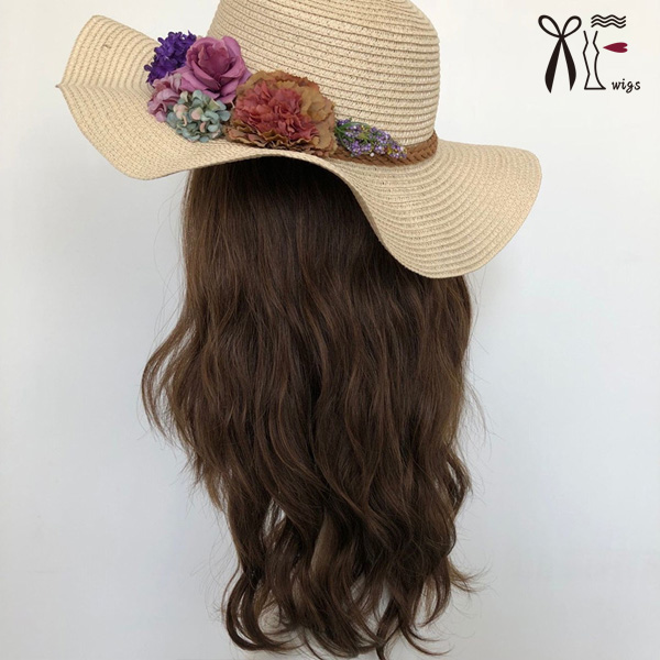 Stunning wavy hair Jewish band fall wigs