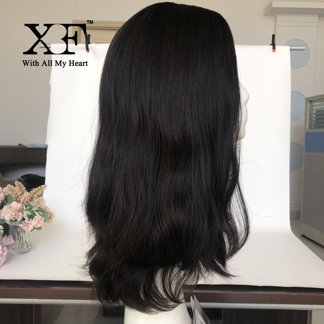 Gergous color in stock unprocessed Brazilian human hair Skin Top