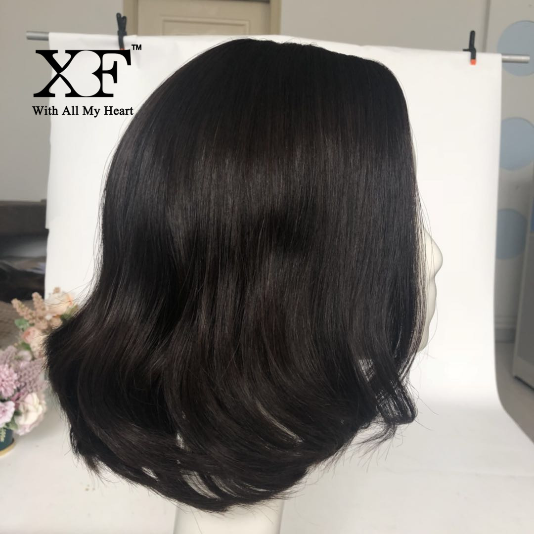 12inches natural #6color unprocessed Europaean human hair Skin Top