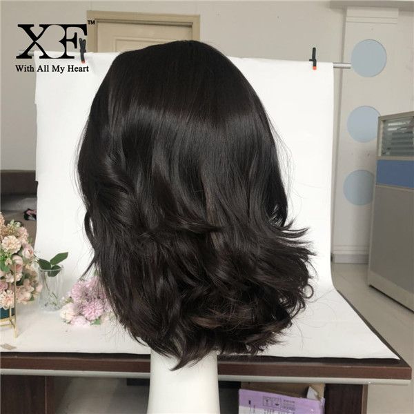 Natural color Top quality unprocessed Brazilian virgin hair 4*4skin top for jewish woman