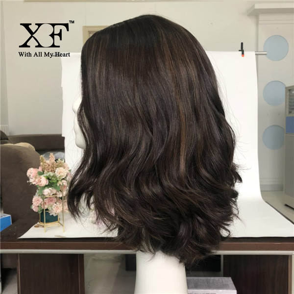 Raw Wavy hair unprocessed Brazilian virgin hair 4*4skin top for jewish woman