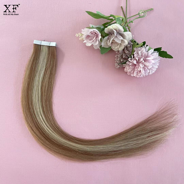 Top quality stunning Straight 100% human hair Tape Hair Extensions