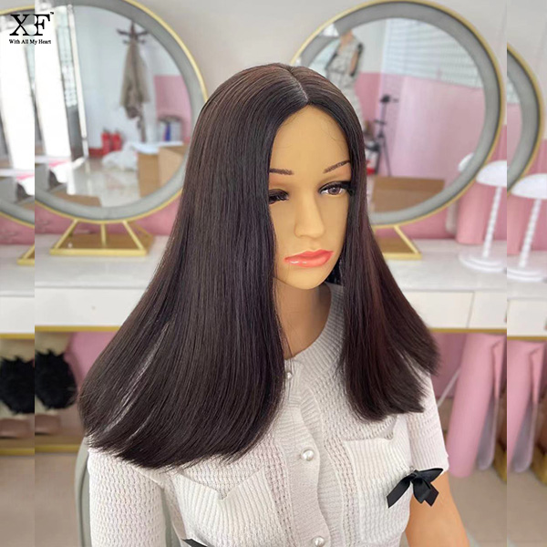 One Length Skin Top unprocessed European Hair jewish wigs