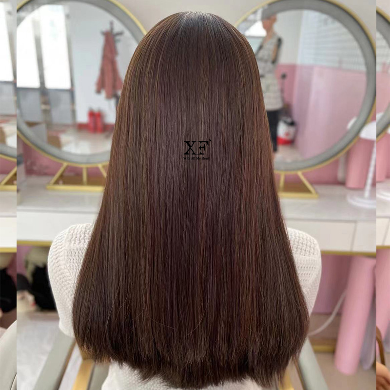 Long hair Skin Top 100% unprocessed European Hair jewish wigs