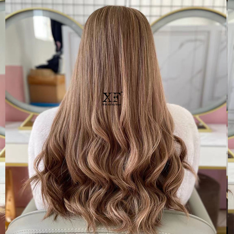 Luxury Hair unprocessed  virgin human hair bandfall wig sheitel