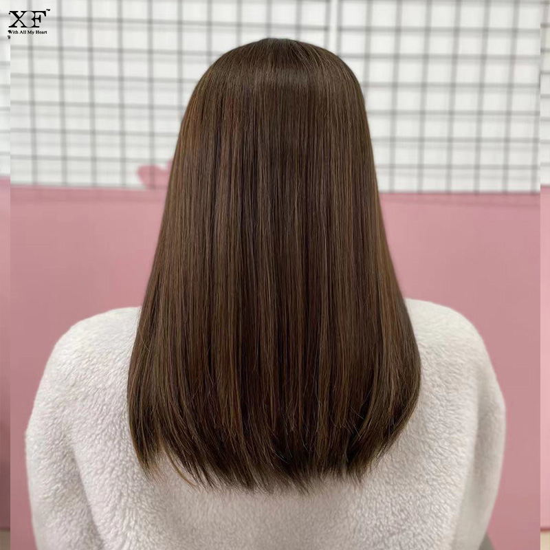 XF high quality 100% unprocessed virgin hair lace top wigs kosher wigs