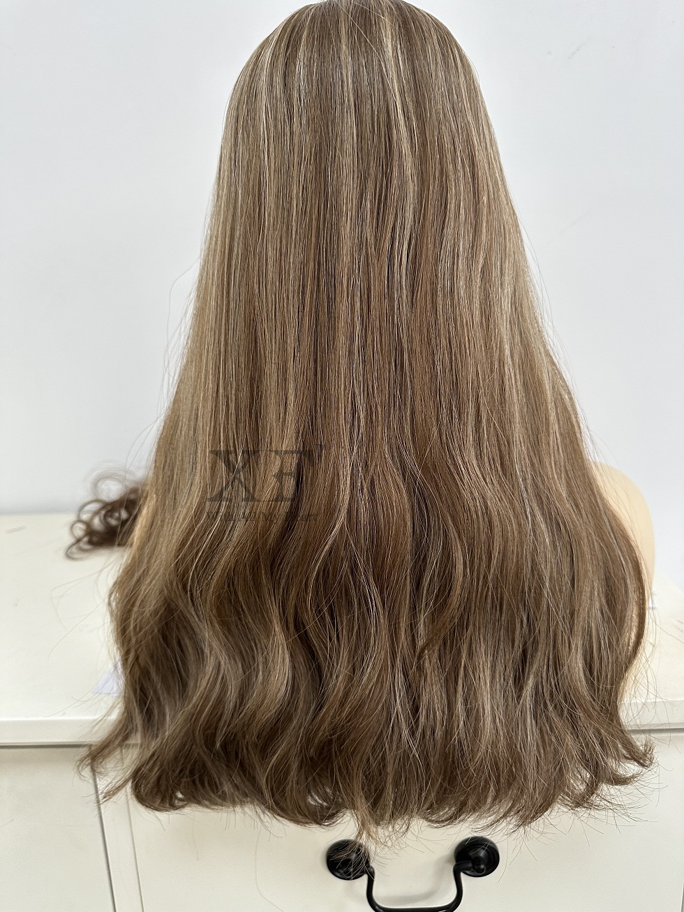Fashion Blonde Natural Straight Human Hair Band Fall Wigs