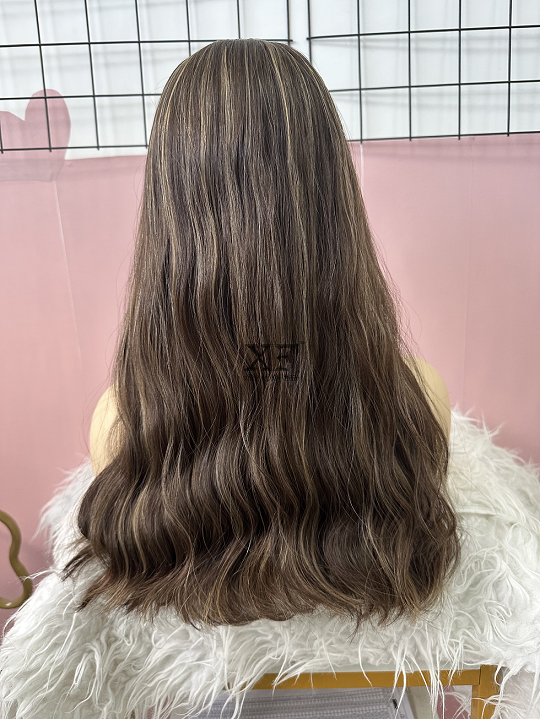 Wholesale Unprocessed Virgin Human Wavy Hair Bandfall Wigs  
